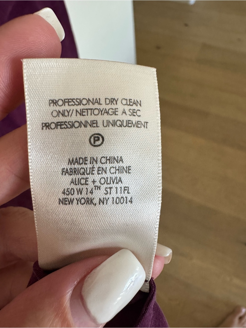 Alice + Olivia Jem Puff-Sleeve Shirt Dress Boysenberry Purple Cupro - Picture 10 of 14